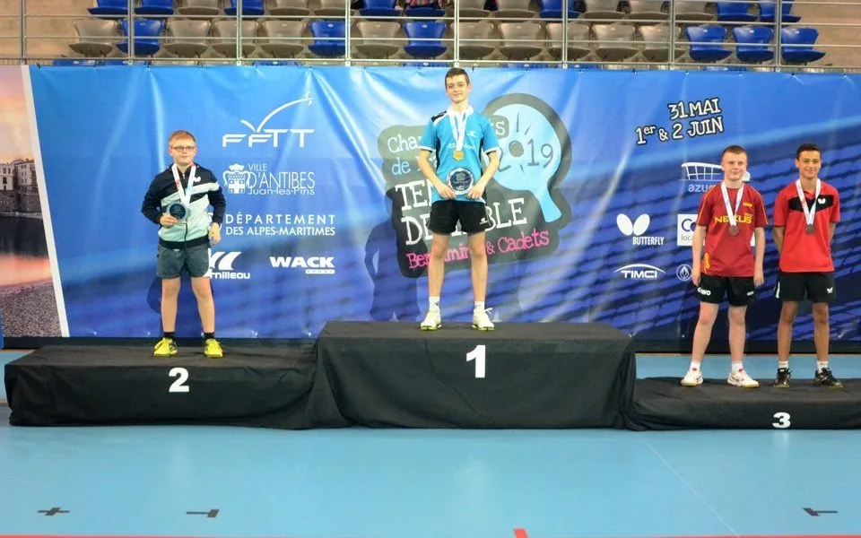 Thibault Poret champion de france cadet