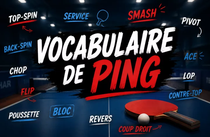 Le vocabulaire du tennis de table : tout comprendre pour mieux suivre le ping français
